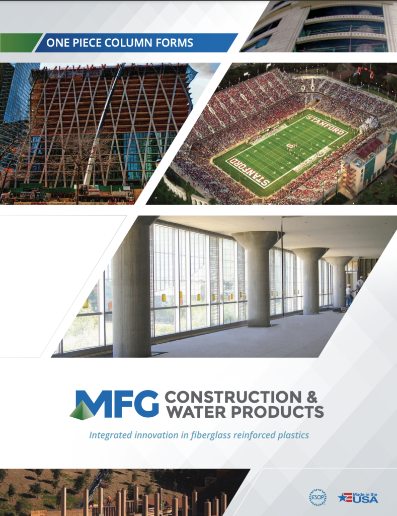 MFG_CWP One Piece Column Forms Bifold MFG Construction and Water Products